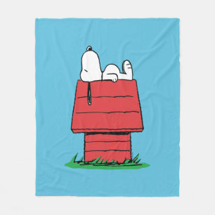 Peanuts   Snoopy Slaapt Fleece Deken