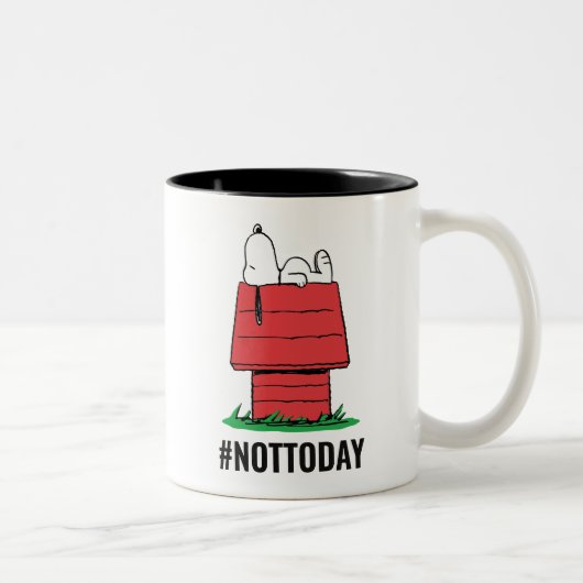 Peanuts | Snoopy Slaapt Tweekleurige Koffiemok (Rechts)