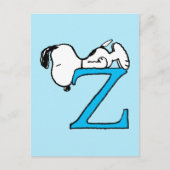 Peanuts | Snoopy Sleeping Z Briefkaart (Voorkant)