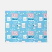 Peanuts | Snoopy Sneeuwdagpatroon Deurmat (Voorkant)