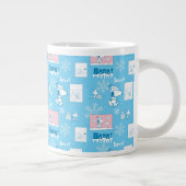 Peanuts | Snoopy Sneeuwdagpatroon Grote Koffiekop (Rechts)