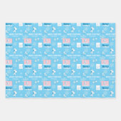 Peanuts | Snoopy Sneeuwdagpatroon Inpakpapier Vel (Voorkant 2)