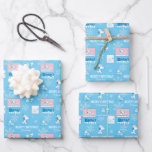 Peanuts | Snoopy Sneeuwdagpatroon Inpakpapier Vel<br><div class="desc">Wikkel dat speciale cadeau in met deze leuke Peanuts Christmas cadeauverpakking. Aanpassen door een bericht en jouw namen toe te voegen.</div>