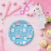 Peanuts | Snoopy Sneeuwdagpatroon Papieren Bordje (Feest)