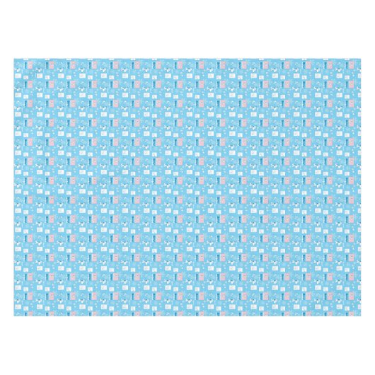 Peanuts | Snoopy Sneeuwdagpatroon Tafelkleed (Voorkant (Horizontaal))