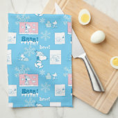 Peanuts | Snoopy Sneeuwdagpatroon Theedoek (Quarter Fold)