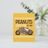 Peanuts | Snoopy Speed Club Briefkaart (Staand voorkant)
