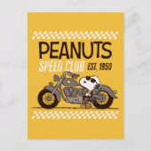 Peanuts | Snoopy Speed Club Briefkaart (Voorkant)