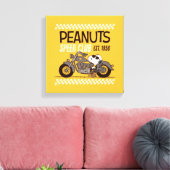 Peanuts | Snoopy Speed Club Canvas Afdruk (Insitu (Woonkamer))