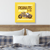 Peanuts | Snoopy Speed Club Canvas Afdruk (Insitu (Slaapkamer))