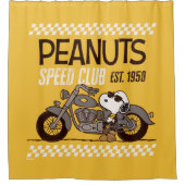 Peanuts | Snoopy Speed Club Douchegordijn (Voorkant)