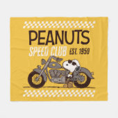 Peanuts | Snoopy Speed Club Fleece Deken (Voorkant (Horizontaal))