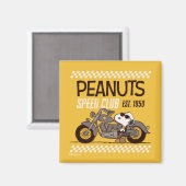Peanuts | Snoopy Speed Club Magneet (Voorkant / Achterkant)