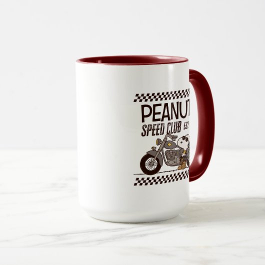 Peanuts | Snoopy Speed Club Mok (Voorkant rechts)