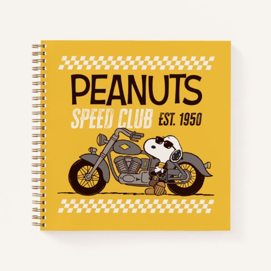 Peanuts | Snoopy Speed Club Notitieboek (Voorkant)