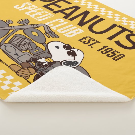 Peanuts | Snoopy Speed Club Sherpa Deken (3/4)