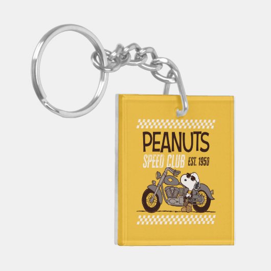 Peanuts | Snoopy Speed Club Sleutelhanger (Voorkant Links)