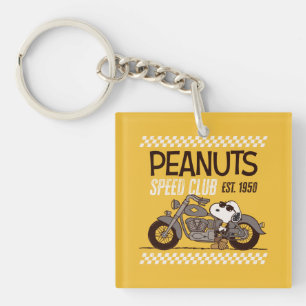 Peanuts Snoopy Speed Club Sleutelhanger