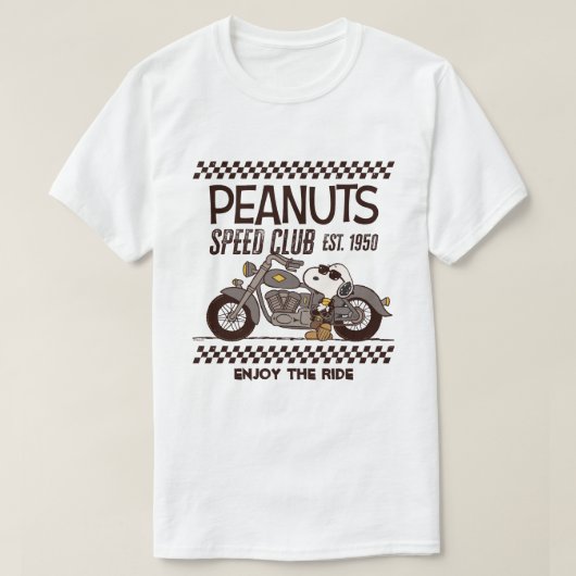 Peanuts | Snoopy Speed Club T-shirt (Design voorkant)