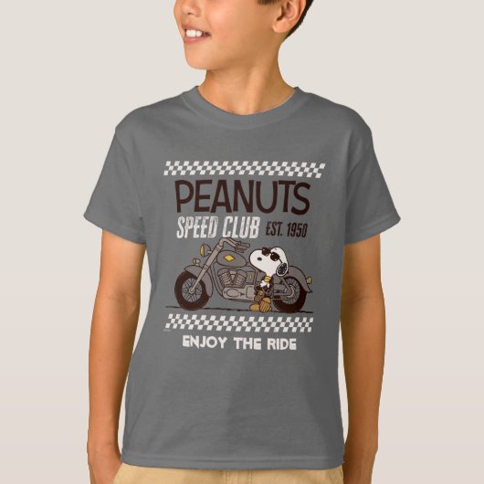 Peanuts | Snoopy Speed Club T-shirt (Voorkant)