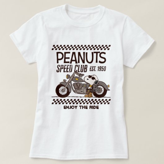 Peanuts | Snoopy Speed Club T-shirt (Design voorkant)