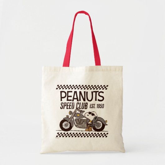 Peanuts | Snoopy Speed Club Tote Bag (Voorkant)