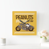 Peanuts | Snoopy Speed Club Vierkante Klok (Huis)