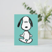 Peanuts | Snoopy staand hoog Briefkaart (Staand voorkant)