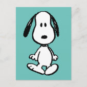 Peanuts | Snoopy staand hoog Briefkaart (Voorkant)