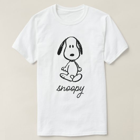 Peanuts | Snoopy staand hoog T-shirt (Design voorkant)