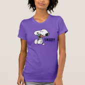 Peanuts | Snoopy Stop & Ruik de bloemen T-shirt (Voorkant)