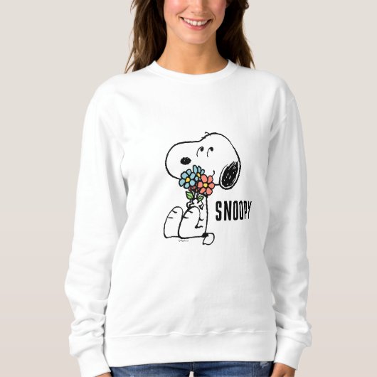 Peanuts | Snoopy Stop & Ruik de bloemen Trui (Voorkant)