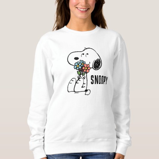 Peanuts | Snoopy Stop & Ruik de bloemen Trui (Voorkant)