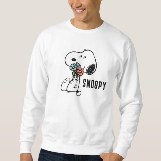 Peanuts | Snoopy Stop & Ruik de bloemen Trui (Voorkant)
