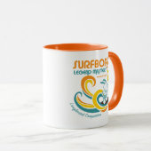 Peanuts | Snoopy Surfboard wedstrijd Mok (Voorkant rechts)