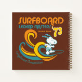 Peanuts | Snoopy Surfboard wedstrijd Notitieboek (Achterkant)
