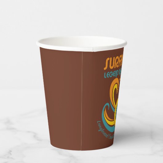 Peanuts | Snoopy Surfboard wedstrijd Papieren Bekers (Rechts)