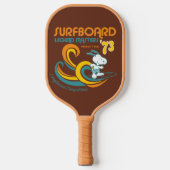 Peanuts | Snoopy Surfboard wedstrijd Pickleball Paddle (Voorkant)