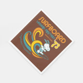 Peanuts | Snoopy Surfboard wedstrijd Servet (Hoek)