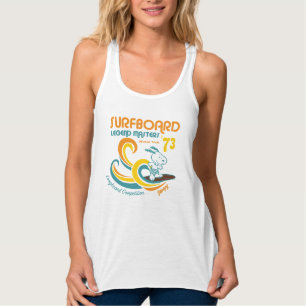 Peanuts   Snoopy Surfboard wedstrijd Tanktop
