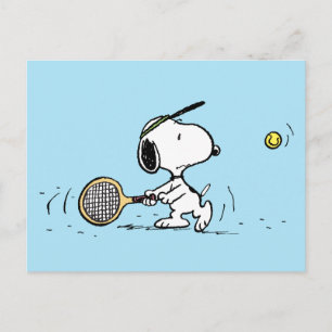 Peanuts   Snoopy tennisser Briefkaart