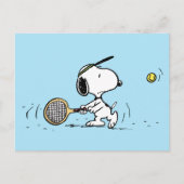 Peanuts | Snoopy tennisser Briefkaart (Voorkant)