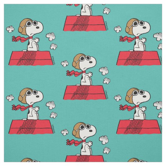 Peanuts | Snoopy the Flying Ace Stof (Swatch)