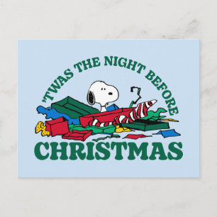 Peanuts   Snoopy 'Twas de nacht voor Kerstmis Briefkaart