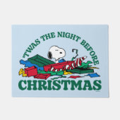 Peanuts | Snoopy 'Twas de nacht voor Kerstmis Deurmat (Voorkant)