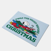 Peanuts | Snoopy 'Twas de nacht voor Kerstmis Deurmat (Schuin)