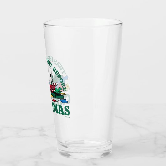 Peanuts | Snoopy 'Twas de nacht voor Kerstmis Glas (Links)