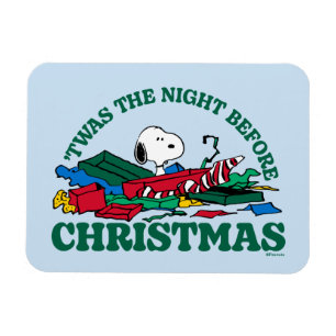 Peanuts   Snoopy 'Twas de nacht voor Kerstmis Magneet