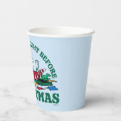 Peanuts | Snoopy 'Twas de nacht voor Kerstmis Papieren Bekers (Achterkant)