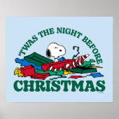 Peanuts | Snoopy 'Twas de nacht voor Kerstmis Poster (Voorkant)